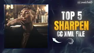 Sharpen CC Top 5 🔓✨ Ae Inspired High Quality CC XML Presets | Top 5 CC for mostly editor used
