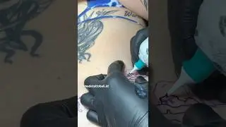 Angel tatto on stamic #fyp #soundviral #tattoos #shortvideo