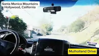 Mulholland Drive, Hollywood California.