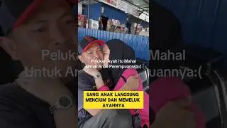 momen haru ketika anak perempuan menangis saat bertemu ayahnya ‼️‼️