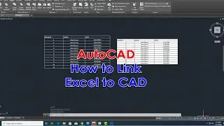 AutoCAD Tutorial | How to Link Excel to AutoCAD | Tagalog