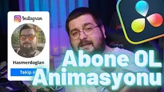 2022 ABONE OL animasyonu | DaVinci Resolve Dersleri