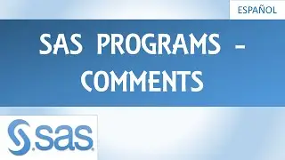 SAS Programación - SAS Programs - Comments