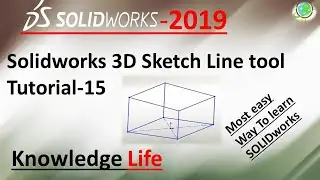 solidworks 3d sketch line command tutorial