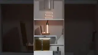 gold bars #3d #blender #satisfying #loop #gold #mechanical #cute #lowpoly