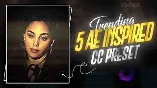 5 Ae Inspired HD CC presets | Alight Motion CC Used By Most ofthe editor | Free Preset 
