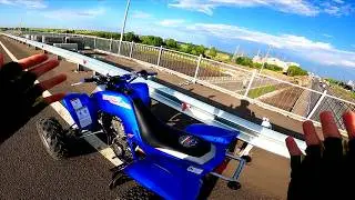 Прохват по Пензе до Московской на Yamaha Raptor 660R! | Прохват на квадроцикле по городу!