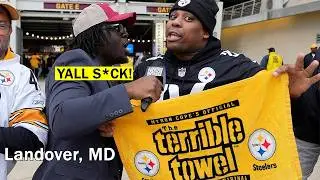 Interviewed Toxic Steelers Fans After Commanders Game