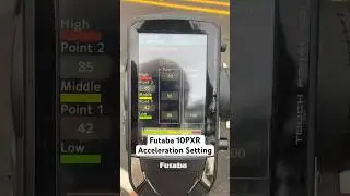 Futaba 10PXR Acceleration Setting Explained