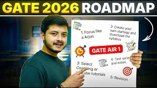 GATE 2026 *ideal* Preparation Strategy (To Get AIR Under 100)