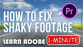 How to Fix Shaky Footage in Premiere Pro | stabilize shaky footage 