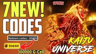 *FINALLY* ALL WORKING CODES FOR KAIJU UNIVERSE IN 2024! ROBLOX KAIJU UNIVERSE CODES