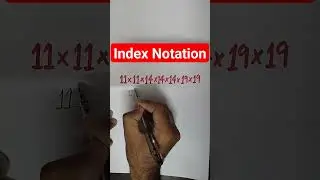 Index Notation 