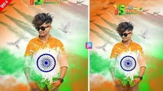 15 August Photo Editing 2023 🇮🇳 || Happy Independence Day Photo Editing in Picsart 2023 - CS EDITZ