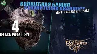 🛑 Baldur's Gate III | Локации: Подземье, Волшебная башня и Селунитский аванпост | Акт: Первый