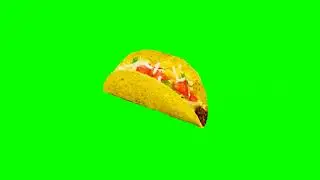 TACO! Taco animations on green screen - VFX for video Editing 