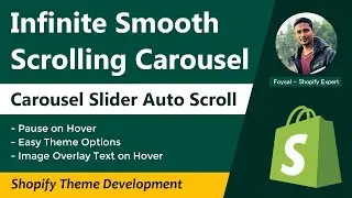 Infinite Smooth Scrolling Carousel in Shopify ✅ Carousel Slider Auto Scroll in Shopify