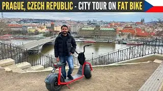 PRAGUE, CZECH REPUBLIC City TOUR on FAT SCOOTER 😎