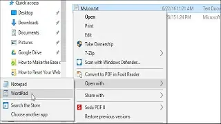 How to Fix the Missing “Open with” Option on the Windows 10 Right-Click Context Menu