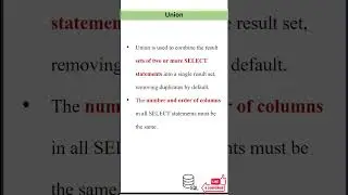 Difference between Join and Union in SQL | Interview Questions
