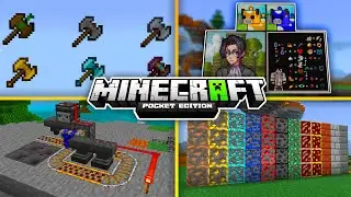 Minecraft PE Best Texture Pack For Survival!!