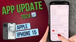 how to update apps on iphone 15 Pro 2024