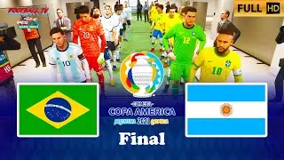 PES 2021 /// Бразилия - Аргентина /// Копа Америка Финал