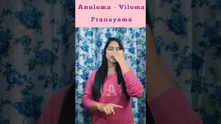 Anuloma - Viloma Pranayama. #yoga #shorts #viral #shortsvideo #anulomvilompranayam