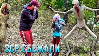 Как умер SCP скромник 096? Мы нашли Балди в лесу!