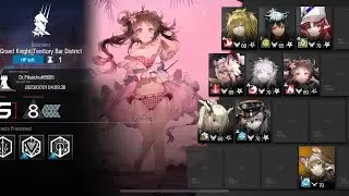 [Arknights] CC#11 Fake Waves Day 9 Risk 8 AFK Strat (Grand Knight Territory Bar District)