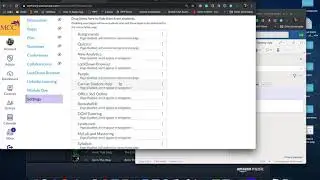 Setting up the Navigation in Canvas