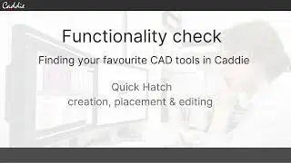 CAD Functionality check: Quick hatch in Caddie .dwg