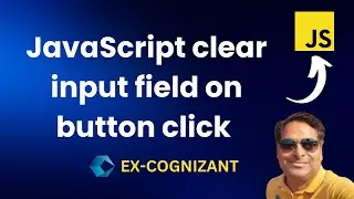 JavaScript clear input field on button click