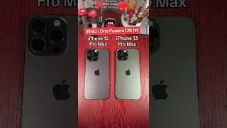 Which iPhone Powers ON first? iPhone 15 Pro Max VS 13 Pro Max       