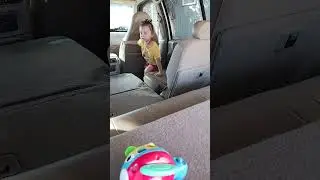 letting Selene play in the SUV.