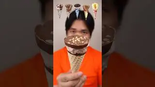 EATING VARIOUS CORNETTO ICE CREAM 