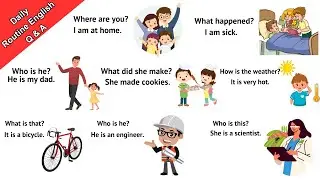 Daily Use English Question & Answers for Kids | Easy English Learning | #KidsLearning #SpeakEnglish