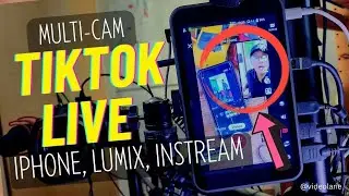 How I Setup TikTok Live with Two Cameras: iPhone and Lumix on Yololiv Instream