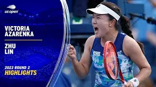 Victoria Azarenka vs. Zhu Lin Highlights | 2023 US Open Round 2