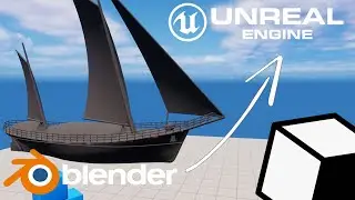 Как экспортировать модель из Blender в Unreal Engine 5 за 1 минуту