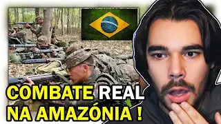 Exército Brasileiro em COMBATE REAL na AMAZÓNIA! | Português reage