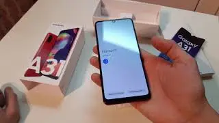Распаковка Samsung A31 SM-A315FZRVSER Galaxy