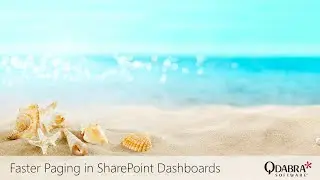 Faster Paging in SharePoint Dashboards: Qdabra Webinars 2022-06-16
