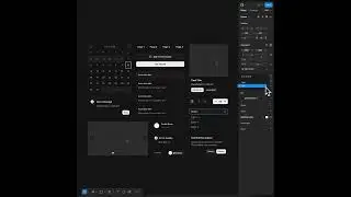 Working on a new mono-styled UI kit in Figma #designsystems #figmauikit