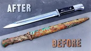 Восстановление старинного штык ножа