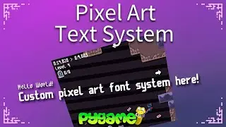 Custom Text System in Pygame