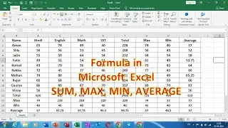4 Most Useful Excel Formulas With Examples In Hindi -Every Excel User Should Know 