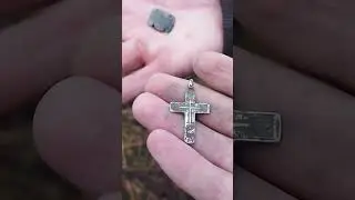 серебряный крестик 
