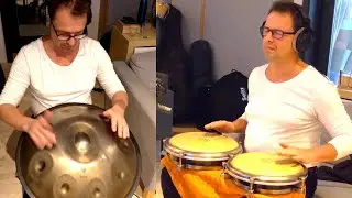 Handpan & Travel Conga recording für Sample library Ethno Lab (Part 4)