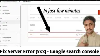 Google Search Console Server Error (5xx) Problem Fix 100%  (2021)